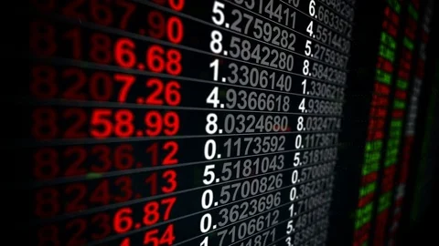 Trade charts loop Stock Footage 82185739