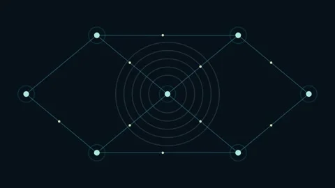 Trade Corridor Flow System Global Logistics Motion Graphic Stock Footage 340325765