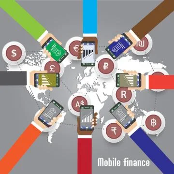 Trade currency. Flat vector illustration Stock Illustration