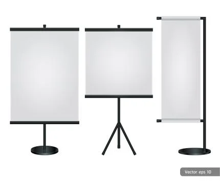 Trade exhibition stand display. Vector illustration. Stock-Illustration