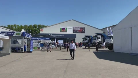 Trade Fair for Coal Mining Technology, Preparation and Materials. Stock Footage 155802361