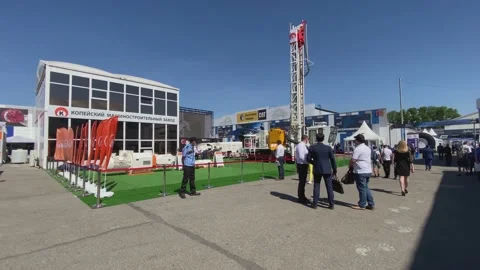 Trade Fair for Coal Mining Technology, Preparation and Materials. Stock Footage 155802420