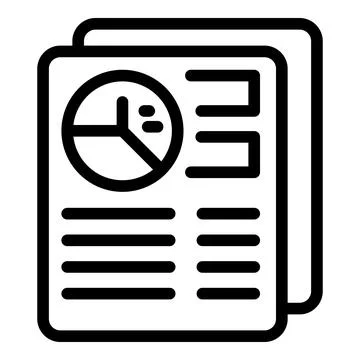 Trade learn icon outline vector. Educational commerce 스톡 일러스트