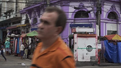 Trade at Manaus Stock Footage 126932397