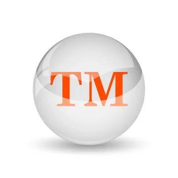 Trade mark icon. Internet button on white background.. Stock Illustration