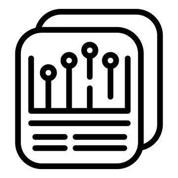 Trade school icon outline vector. Training digital Stock Illustration