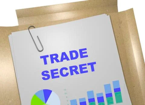 Trade Secret concept Stock Illustration
