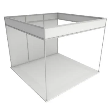 Trade Show Booth Box Stock Illustration