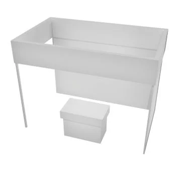 Trade Show Booth Box Stock Illustration