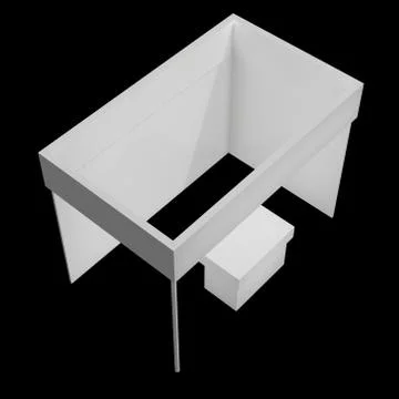 Trade Show Booth Box Stock Illustration
