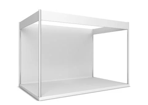 Trade show booth Illustrazione stock