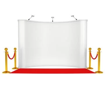 Trade show booth Stock Illustration