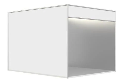 Trade show booth Illustrazione stock