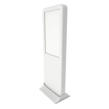 Trade show booth LCD display stand. Stock Illustration