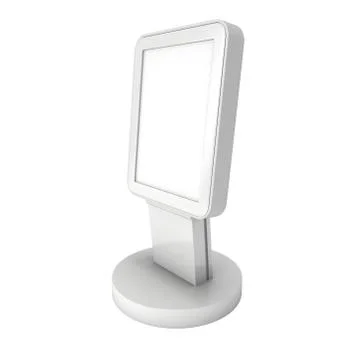 Trade show booth LCD screen stand. Stock Illustration