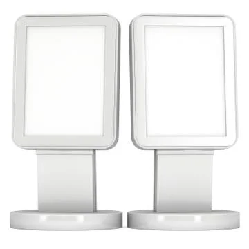 Trade show booth LCD screen stand. Иллюстрация