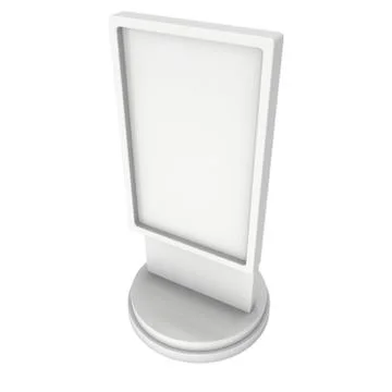 Trade show booth LCD screen stand Stock Illustration