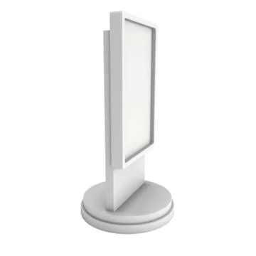 Trade show booth LCD screen stand Stock Illustration