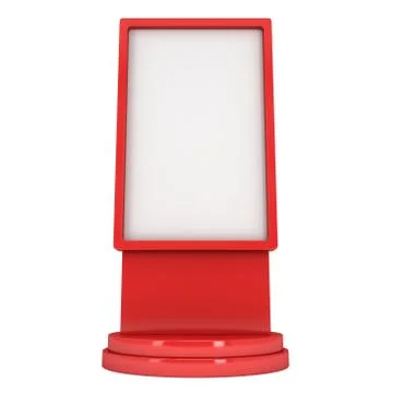 Trade show booth LCD screen stand Stock Illustration