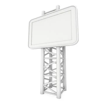 Trade show booth LCD screen stand Stock Illustration