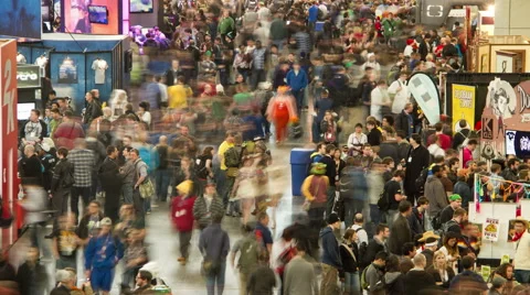 Trade Show Floor Stock Footage 46666839