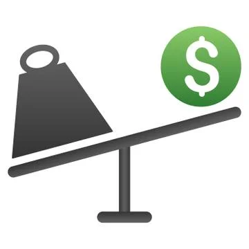 Trade Swing Gradient Vector Icon Stockillustratie