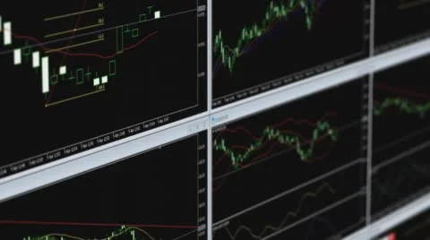 Trade terminal zoom Stock Footage 56230474