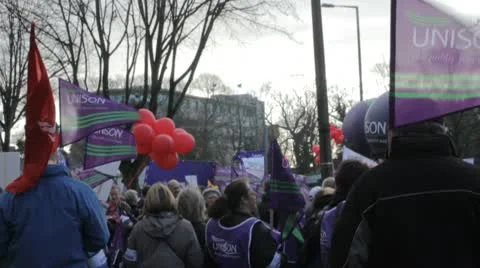 Trade union strike (8464) Stockbeeldmateriaal 9181889