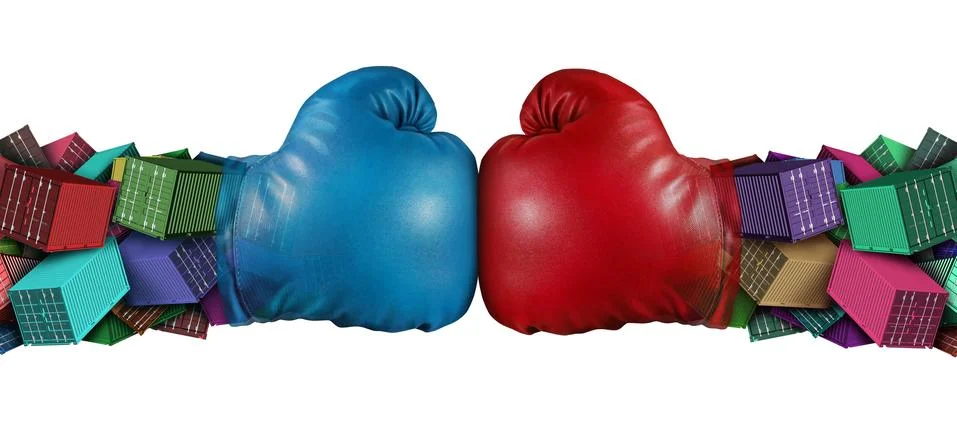 Trade War Idea Stock Illustration