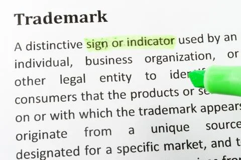 Trademark Stock Photos
