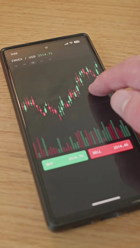 Trader experiencing negative result with liquidated margin and trading loss Stock Footage 341860532