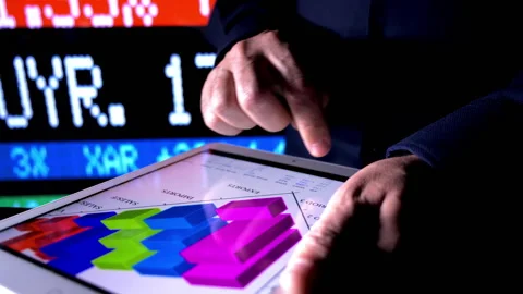 Trader in office  Stock Footage 163050032
