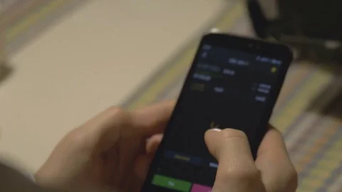 Trader at work. bitcoin trade Stock Footage 84781956