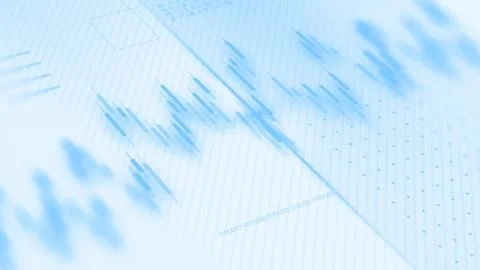 Traders analyze charts and graphs for market trends and trading decisions Stock Illustration
