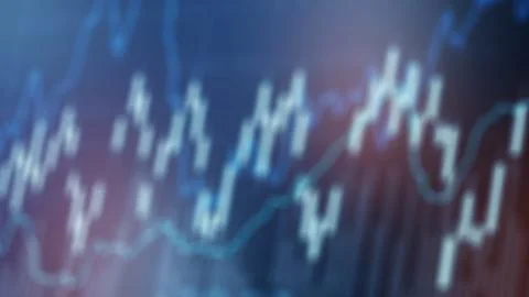 Traders analyze charts and graphs during market activities in a trading room Stock Illustration