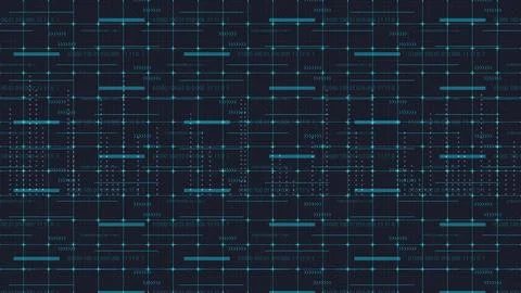 Traders analyze charts and graphs to determine market trends and make decisions Stock Illustration