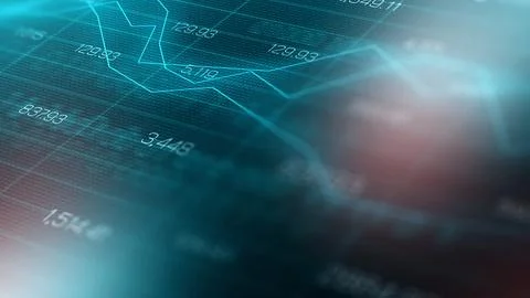 Traders analyze financial data using charts and graphs for market decisions Stock Illustration