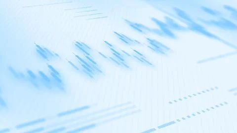 Traders analyze financial data using charts and graphs for decision making Stock Photos