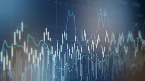 Traders analyze market data on charts during trading hours in a financial office Stock Illustration