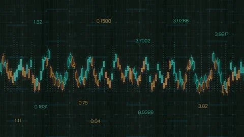 Traders analyze market data through price charts and graphs on digital displays 스톡 일러스트