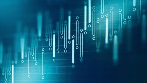 Traders analyze market data through charts and graphs during trading session Stock Photos