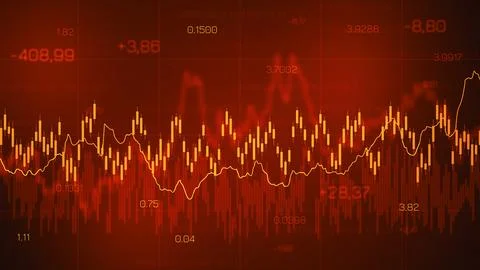 Traders analyze market trends using charts and graphs in a trading session Stock Illustration