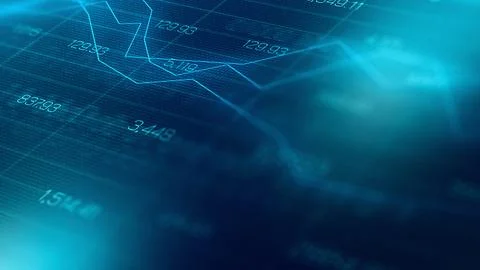 Traders use charts to analyze market trends and plan investment strategies Stock Illustration