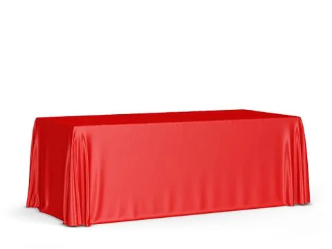 Tradeshow tablecloth mockup Stock-Illustration