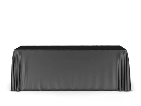 Tradeshow tablecloth mockup Illustrazione stock