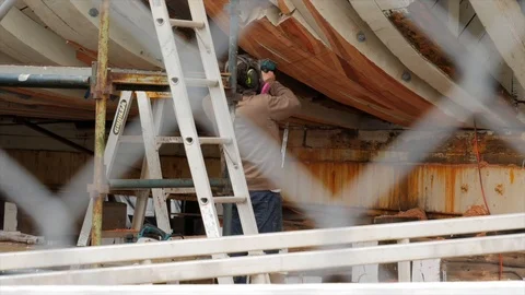 Tradesman Working Video stock 90460816