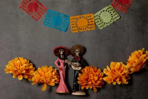 Tradicion mexicana del dia de muertos Stock Photos