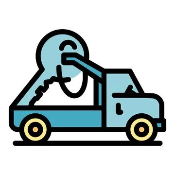 Trading auto icon vector flat Stock Illustration