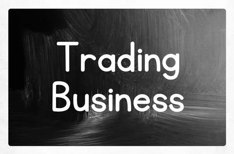 Trading business concept Stock Photos