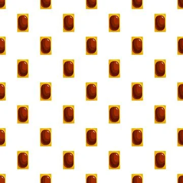 Trading card game back seamless pattern Illustrazione stock